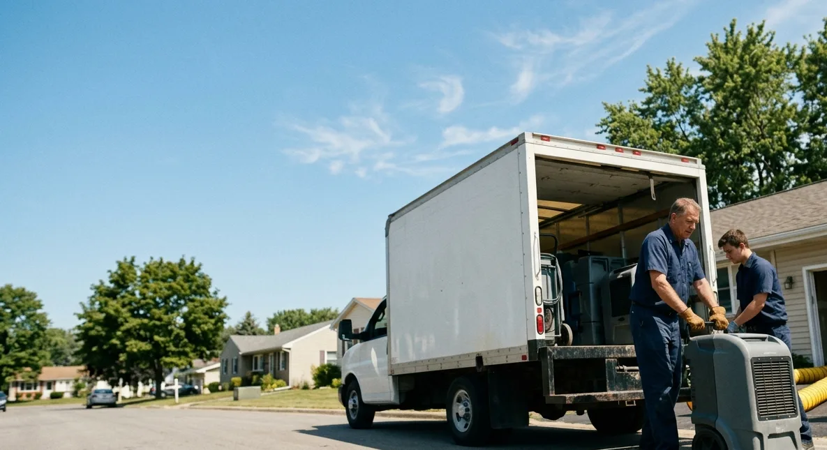 Water Damage Cleanup in Mount Olive, IL near me